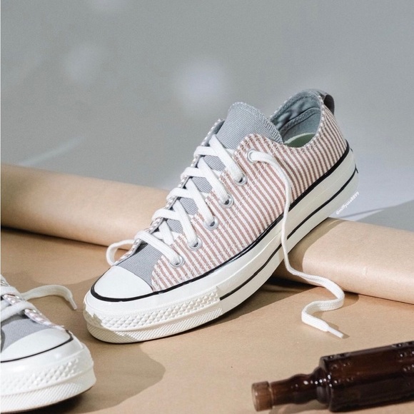 Converse Chuck 70 Hickory Stripe Sneakers - Picture 2 of 9